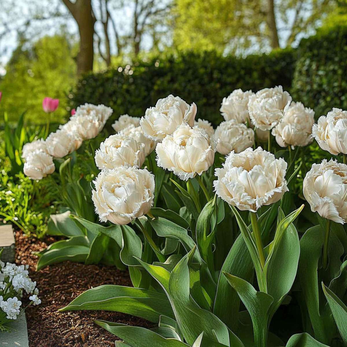 Tulip bulbs - 20 pcs. - Tulipa 'Snow Crystal' - Flower Bulbs - White