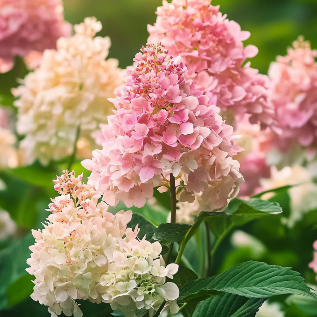 Hortensia - 3 pcs. - Hydrangea paniculata 'Pink Lady' - Height 25-40cm - ⌀9cm