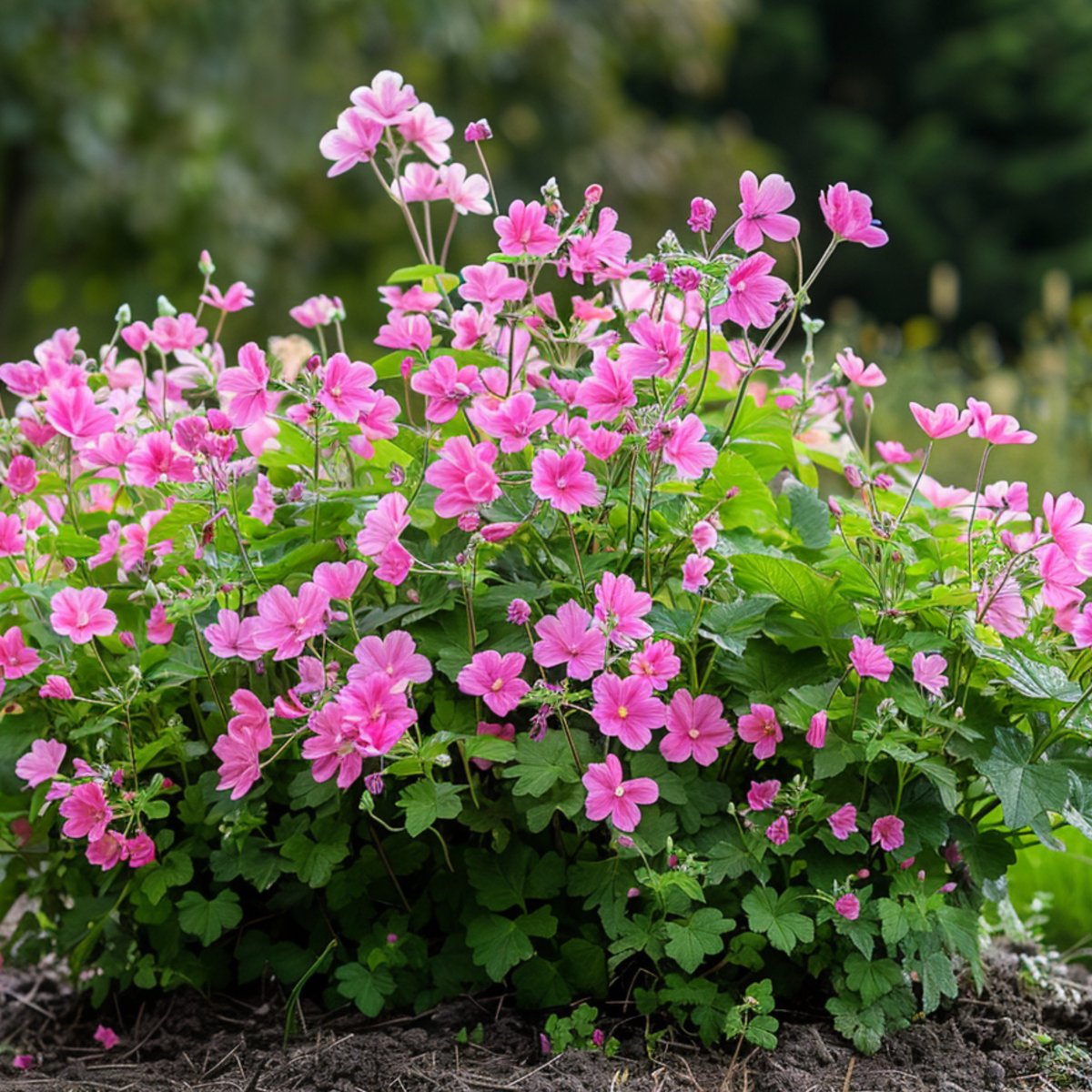 African mallow - 6 pcs. - Anisodontea capensis 'El Rayo' - Height 25-40cm - ⌀9cm