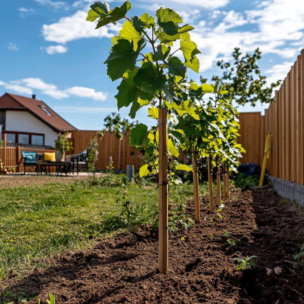 Common grape vine - 3 pcs. - Vitis vinifera 'Chardonnay' - Height 25-40cm - ⌀9cm