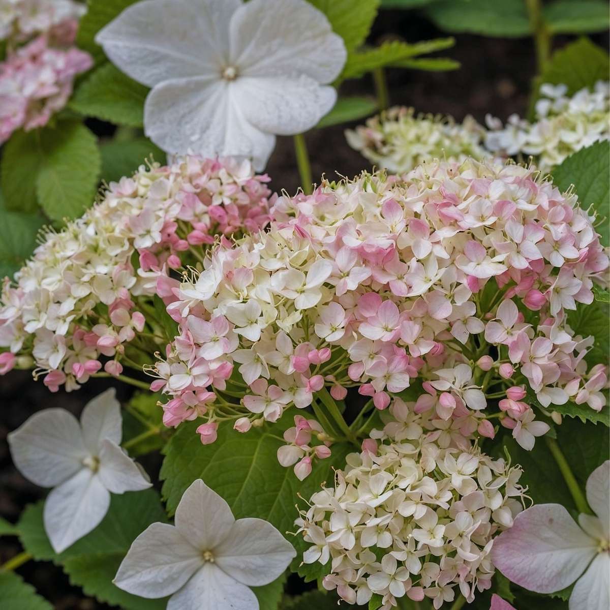 Hortensia - 3 pcs. - Hydrangea macrophylla - Height 25-40cm - ⌀9cm