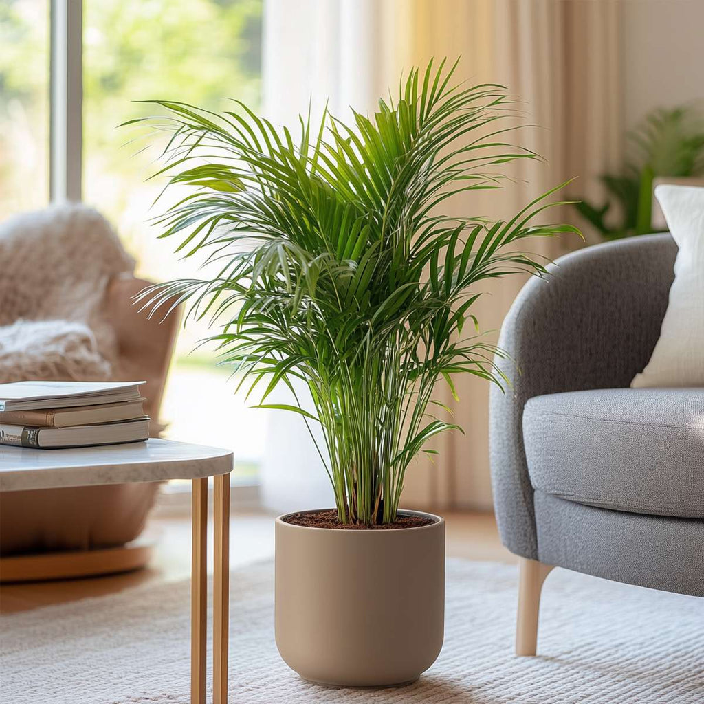 Areca palm 'Golden Cane' - 2 pcs. - Dypsis lutescens - Height 60-70cm - ⌀17cm