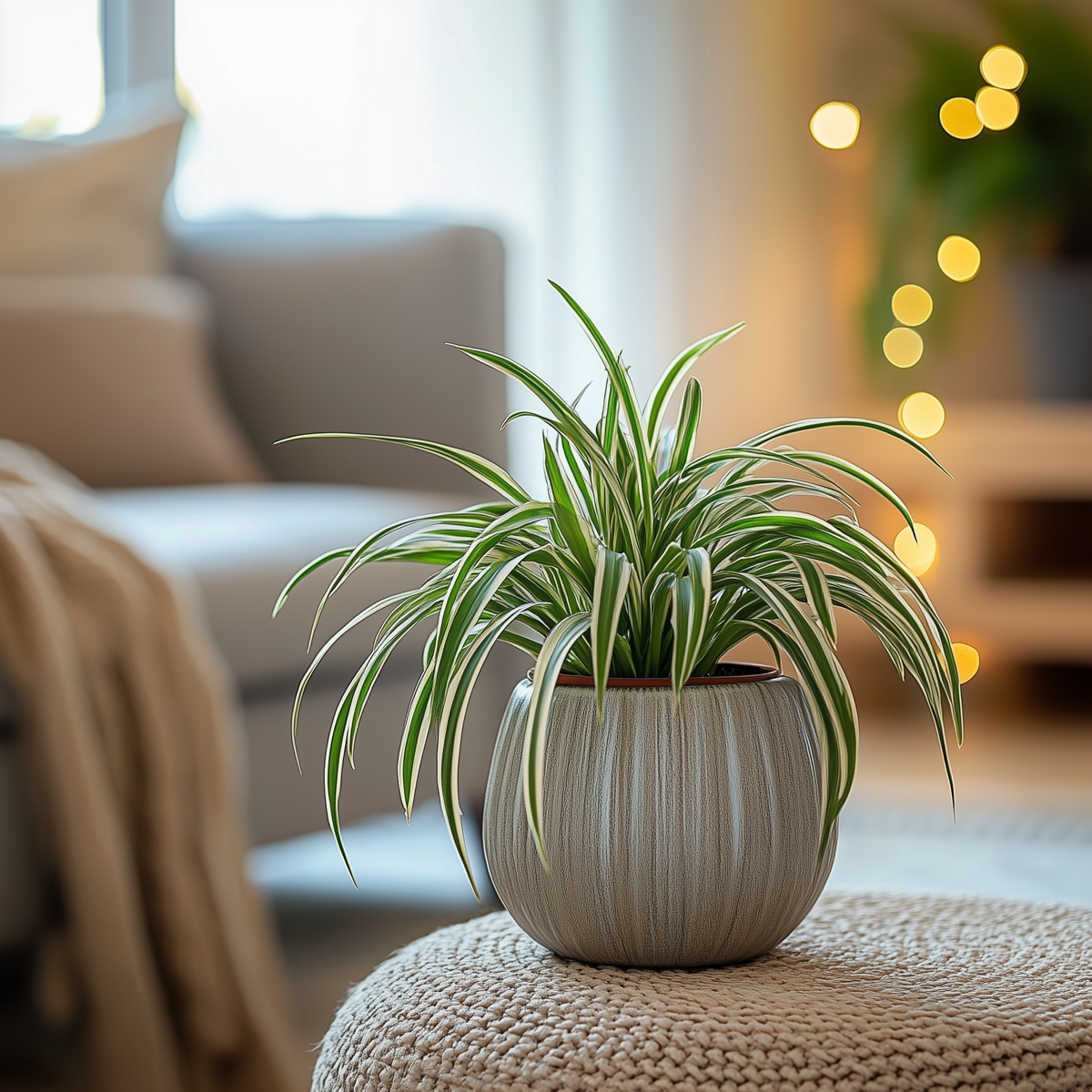 Spider plant - 6 pcs. - Chlorophytum comosum 'Atlantic' - Height 25-40cm - ⌀12cm