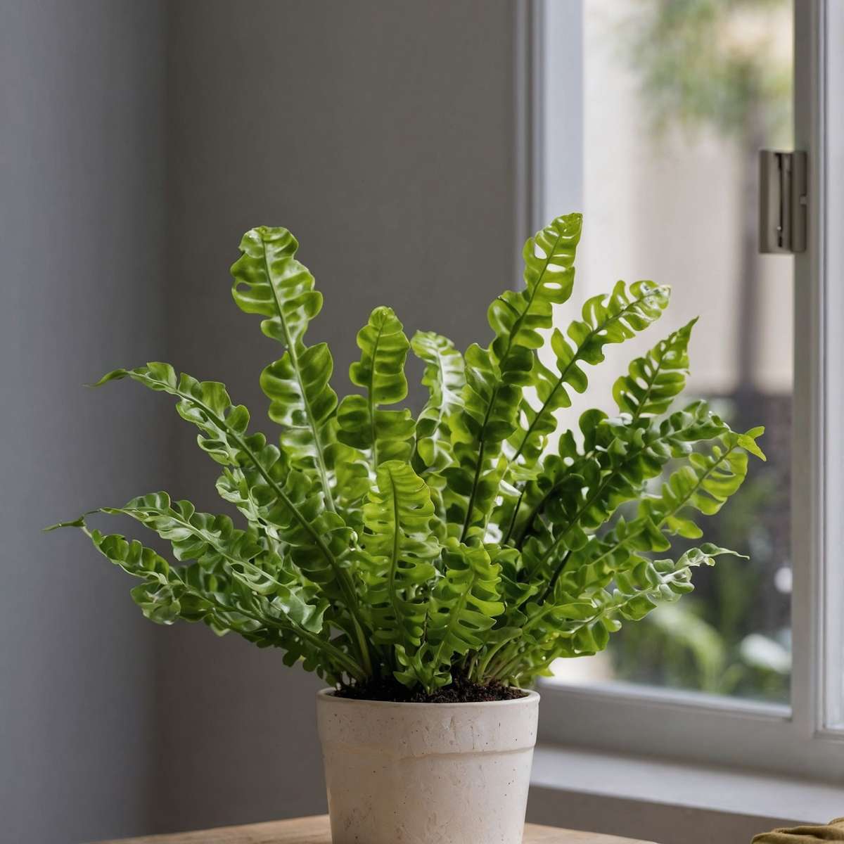 Bird's nest fern - 2 pcs. - Asplenium nidus 'Crispy Wave' - H25-40cm - ⌀12cm