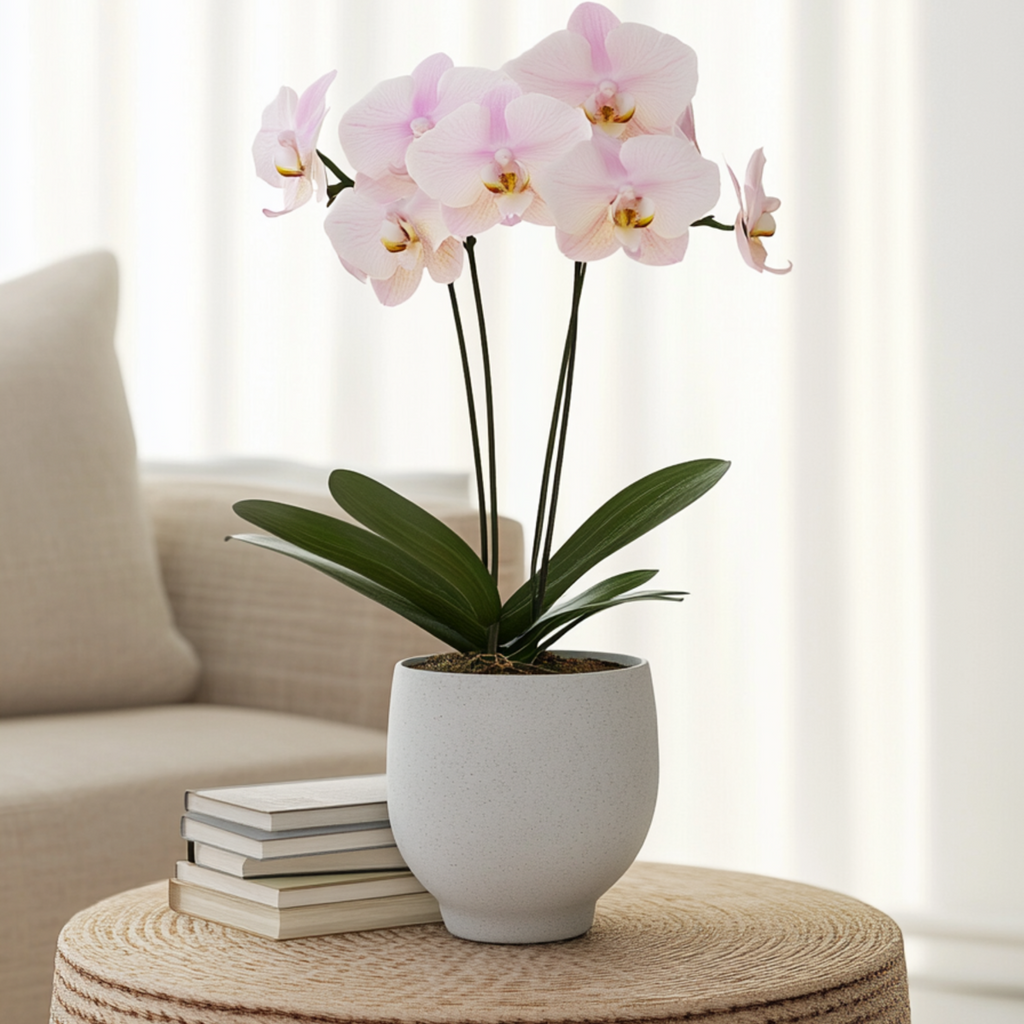 Moth orchid - Phalaenopsis - Height 50-60cm - ⌀12cm