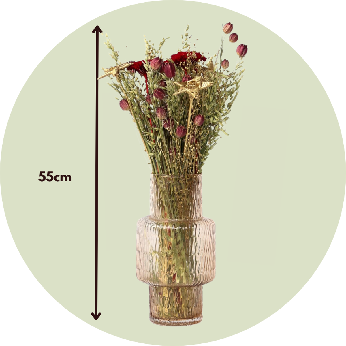 Dried flowers - Bouquet 'Trendy Lumi' - Dryflowers