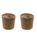 Basket 'Gaby Naturel' - Set of 2 - For plants with a pot size of 21cm