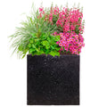 IDEALIST Lite Contemporary Flower Box Square Garden Planter, Light Concrete Outdoor Large Plant Pot H40 L40 W40 cm, 65L