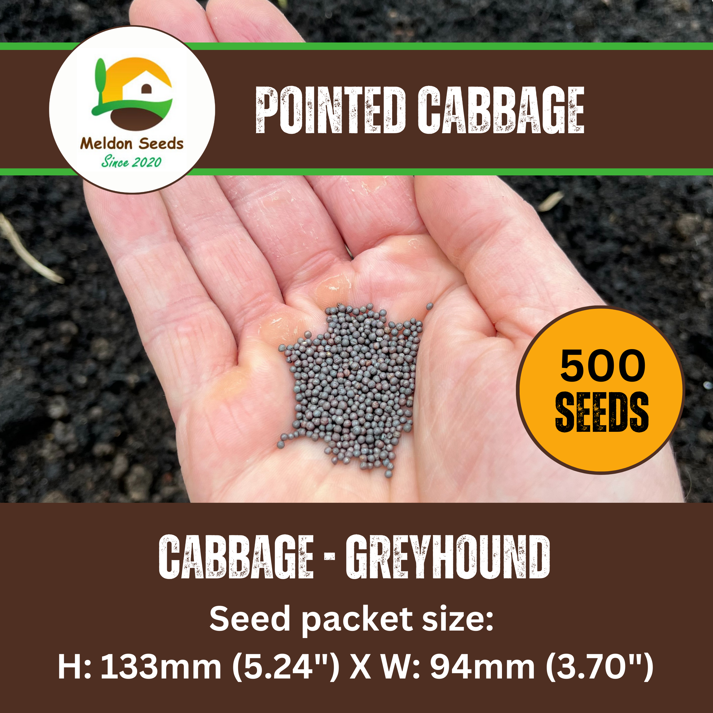 Cabbage Greyhound 500 Seeds