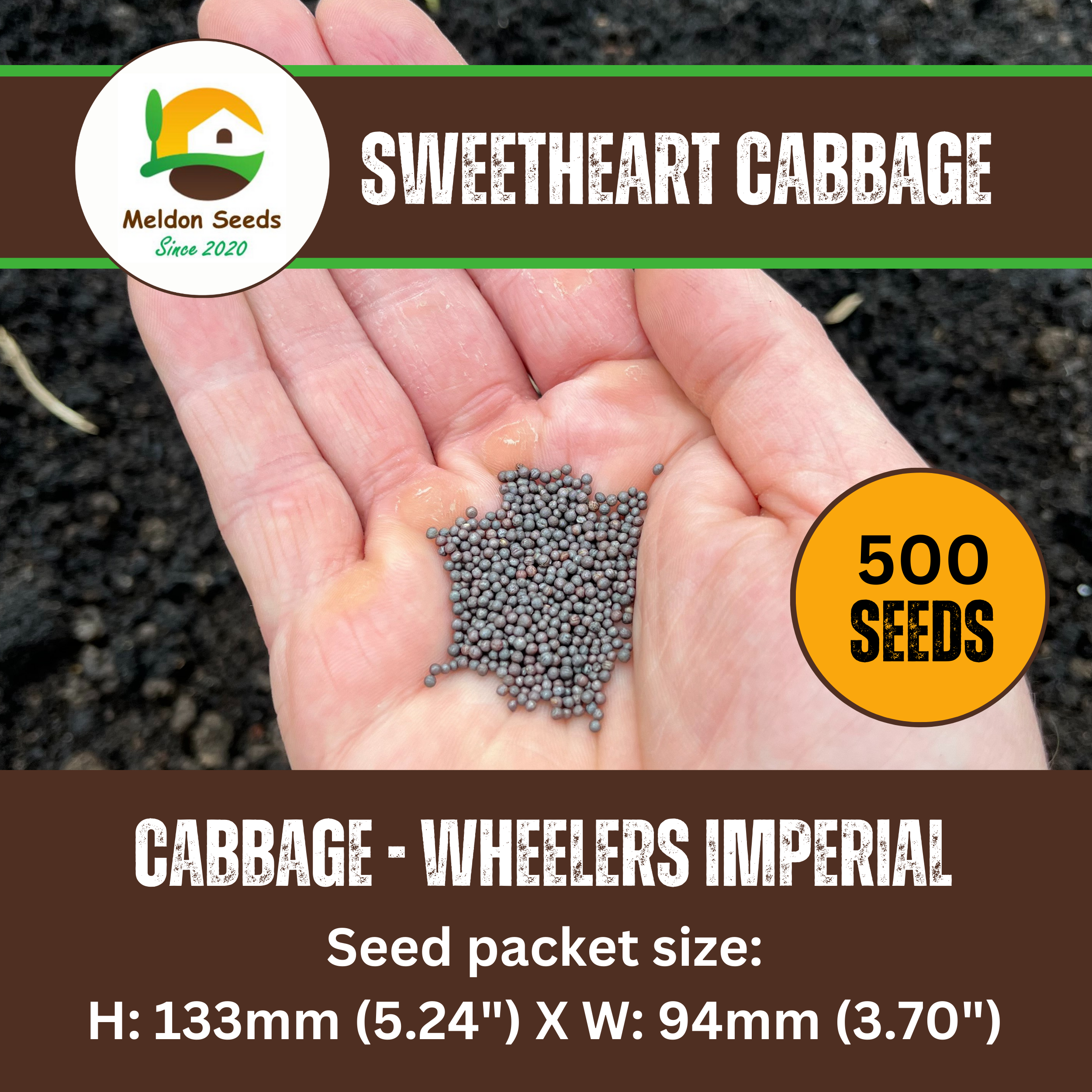Cabbage Wheelers Imperial 500 Seeds