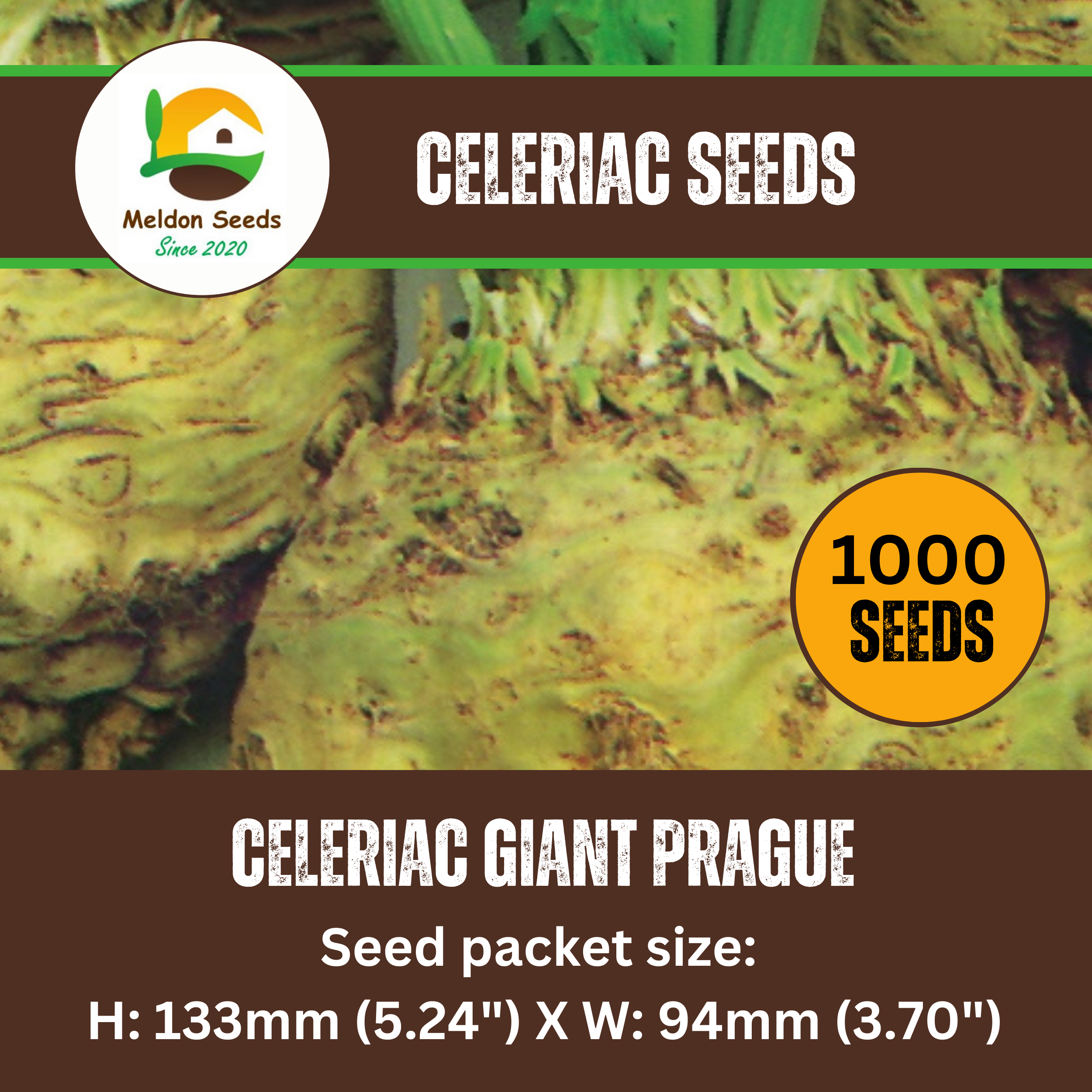 Celeriac Giant Prague 500 Seeds