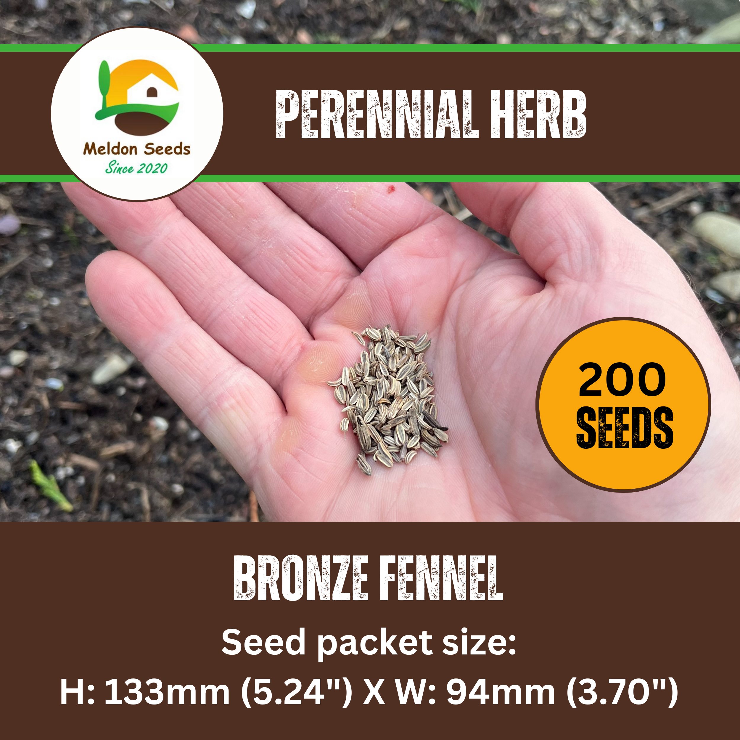 Fennel Bronze 200 Seeds