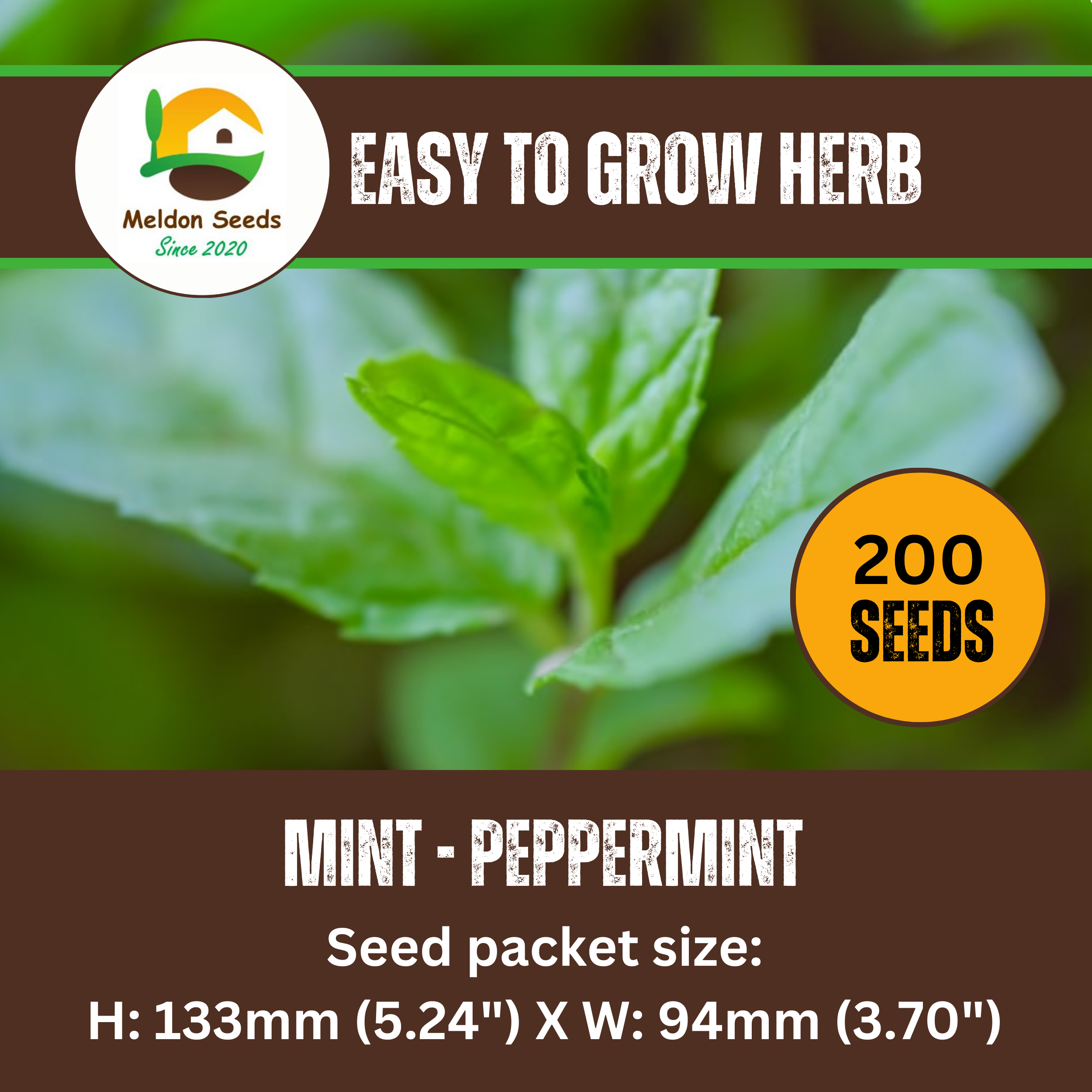 Mint Peppermint 200 Seeds