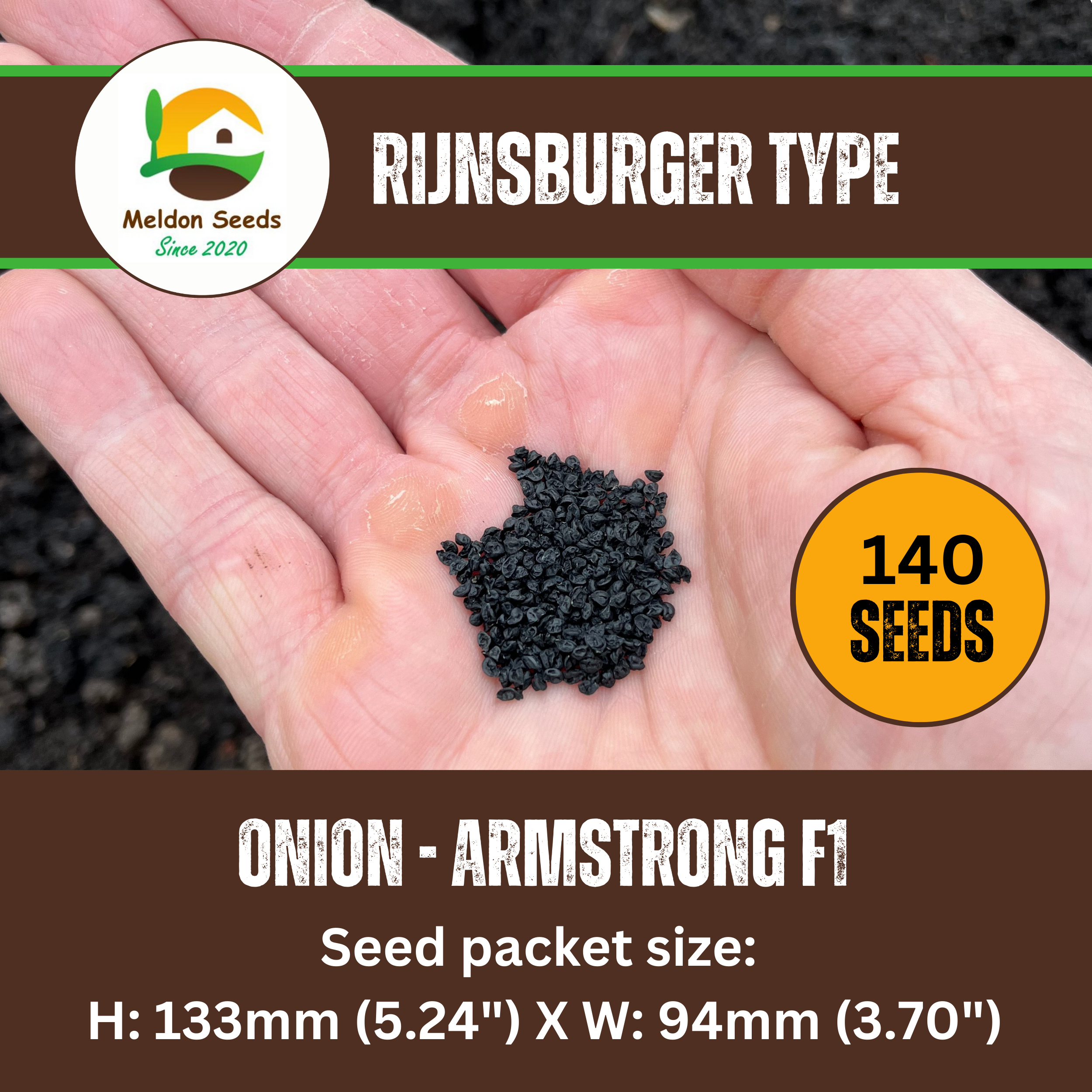 Onion Armstrong F1 140 Seeds