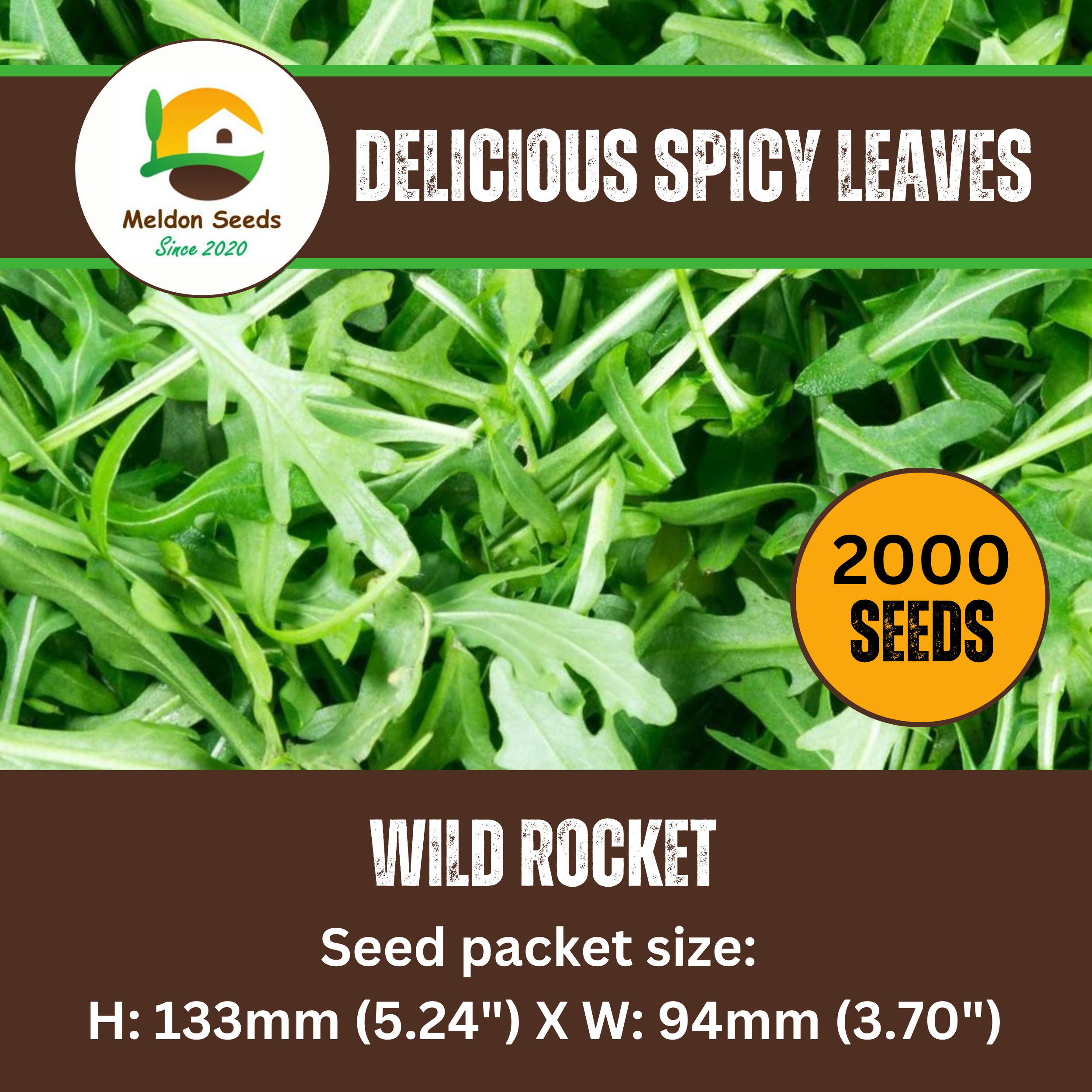 Wild Rocket 500 Seeds