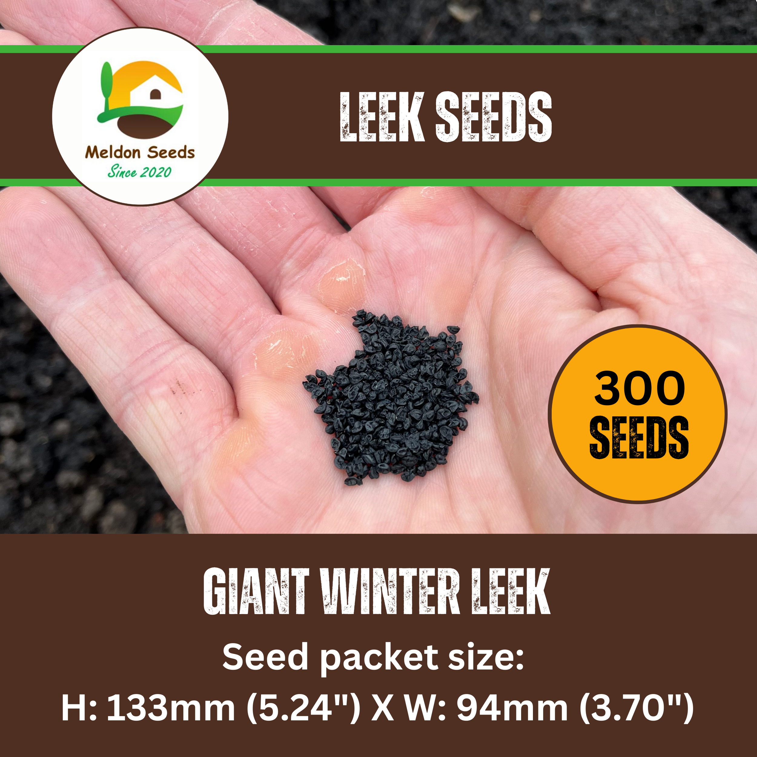 Leek Giant Winter 300 Seeds