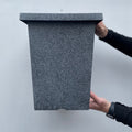 Granite Effect Finish Planter - Grey