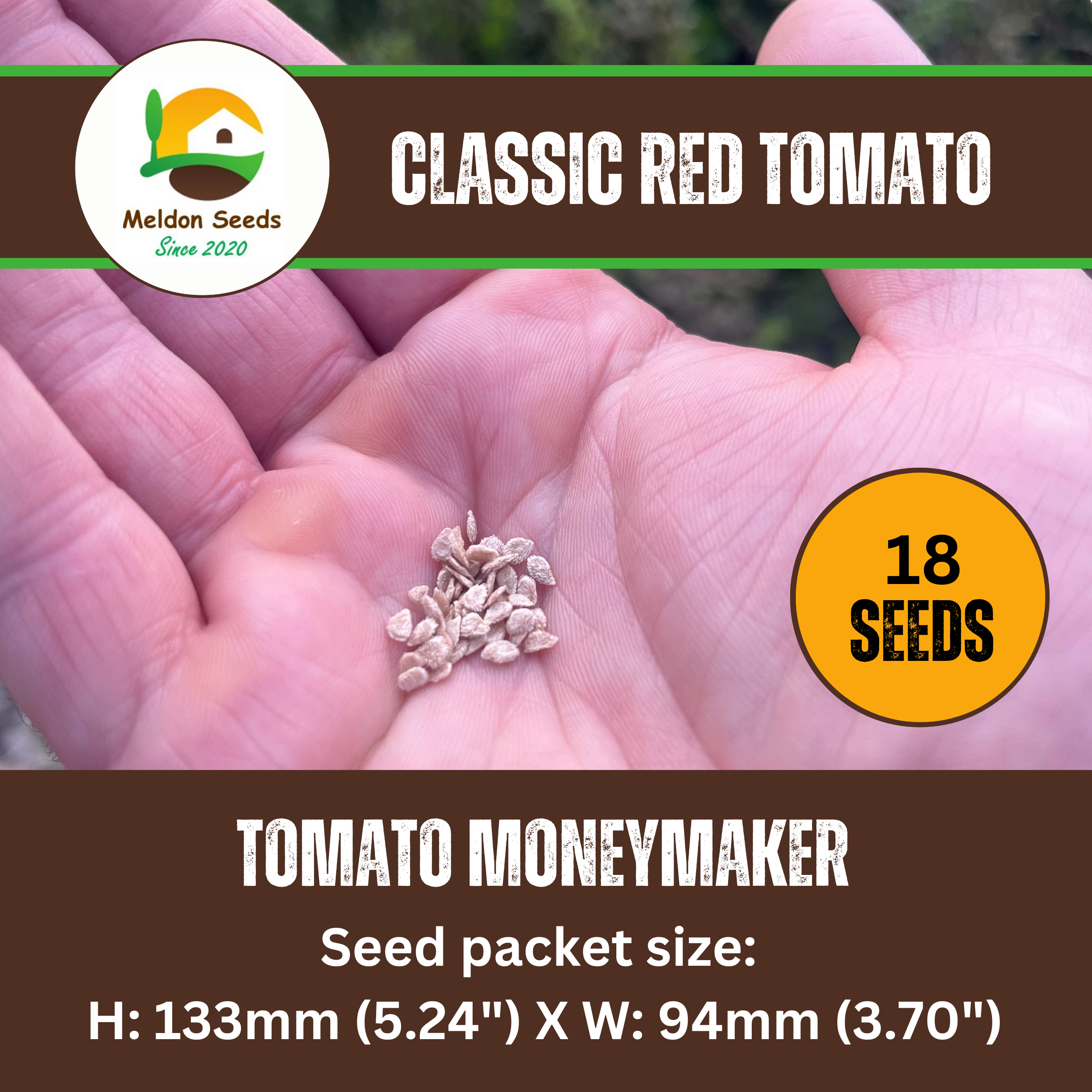 Tomato Moneymaker 18 Seeds by Meldon Seeds