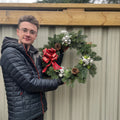 Noble Fir Christmas Wreath | 45cm | Real Wreath