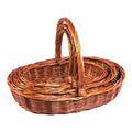 Set of 3 Harrogate Wicker Garden Trugs