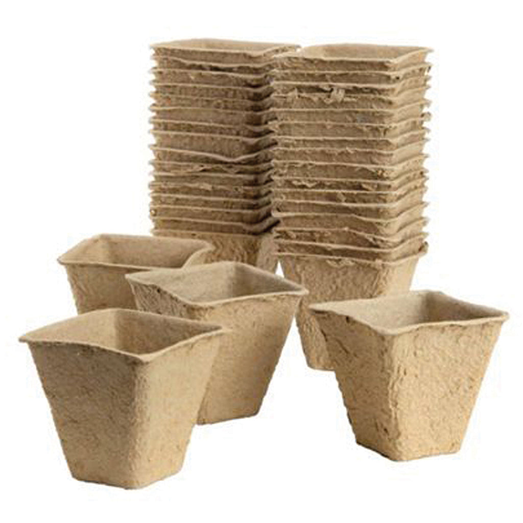 Gro-Sure Square Fibre Pots (6cm)
